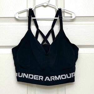 Under Armour Compression Black Sports Bra Size XL